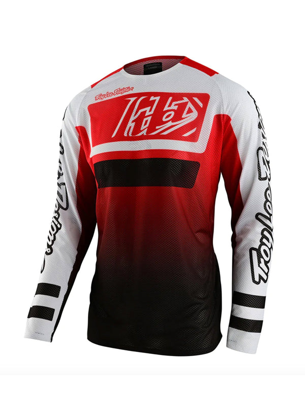 Troy Lee Designs Polera SE Pro Air Lanes Roja / Negro - Rideshop