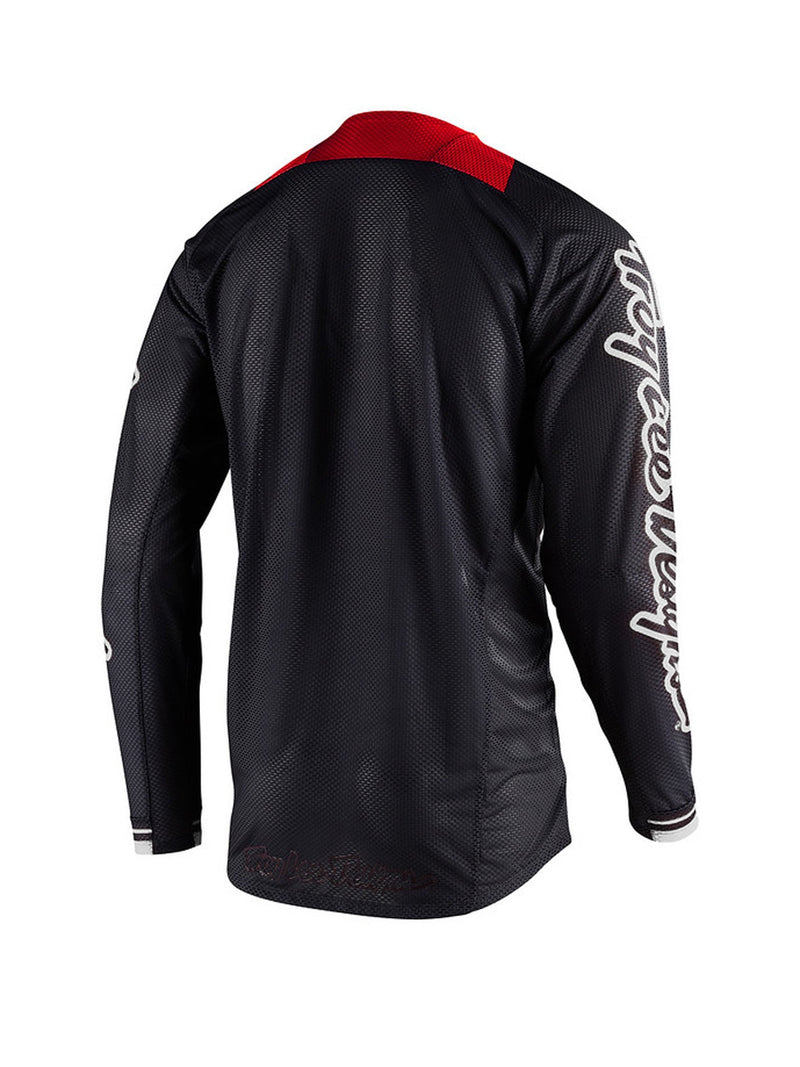 Troy Lee Designs Polera SE Pro Air Boldor Negra Blanca - Rideshop