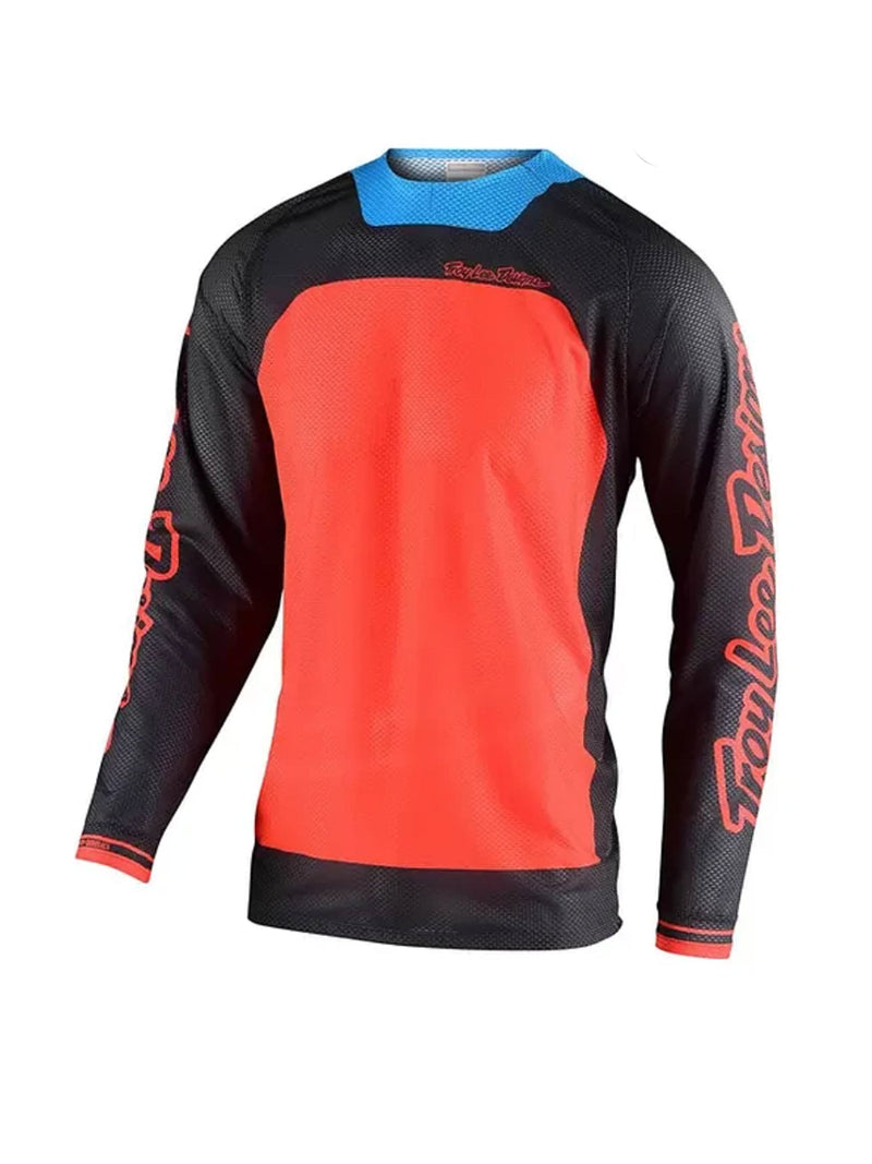 Troy Lee Designs Polera SE Pro Air Boldor Gris Naranja - Rideshop