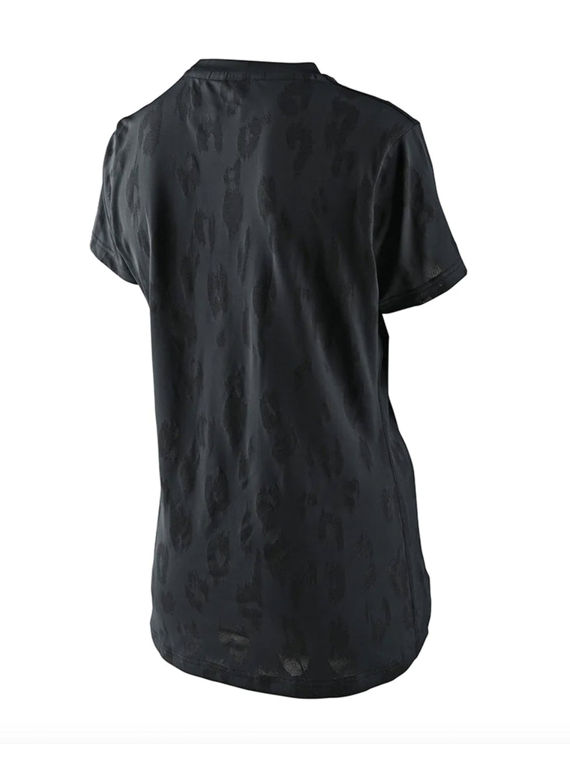 Troy Lee Designs Polera De Mujer Lilium SS Jacquard Negra - Rideshop