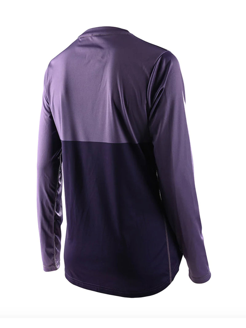 Troy Lee Designs Polera De Mujer Lilium LS Block Lila / Morado - Rideshop