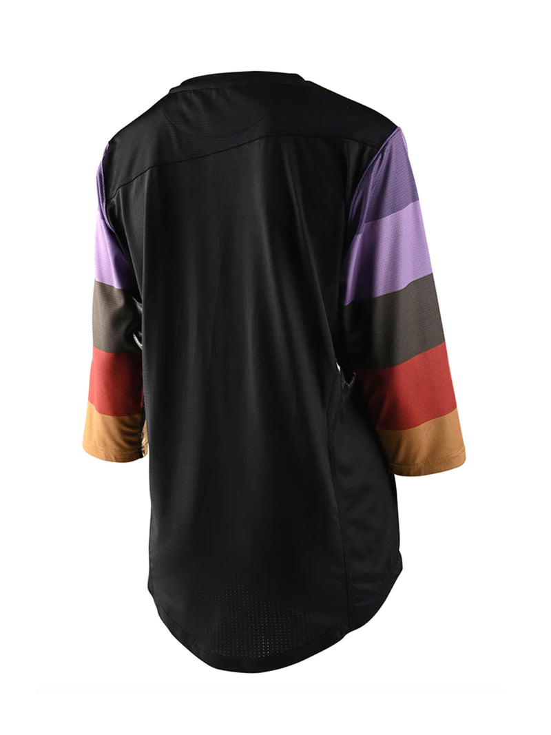 Troy Lee Designs Polera Mischief Para Mujer Rugby Negra - Rideshop