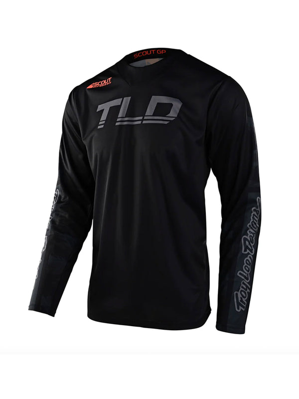 Troy Lee Designs Polera de Moto Scout Gp Recon Brushed Camo Negra - Rideshop