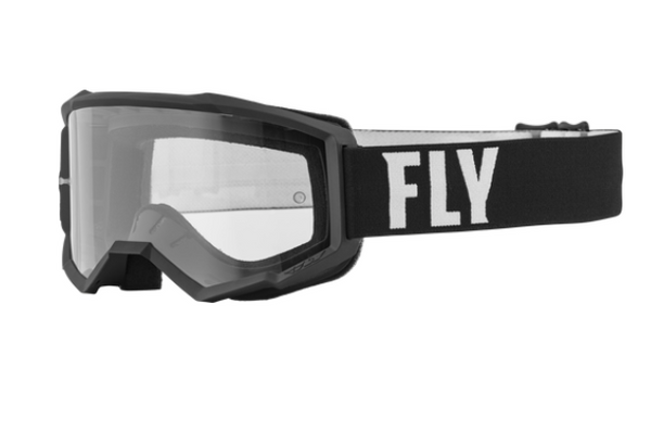 Antiparras Focus Negro/Blanco Fly Racing - Rideshop