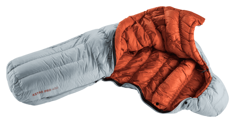 Deuter Saco De Dormir Astro Pro 400 El / Zip Left Tin-Paprika - Rideshop