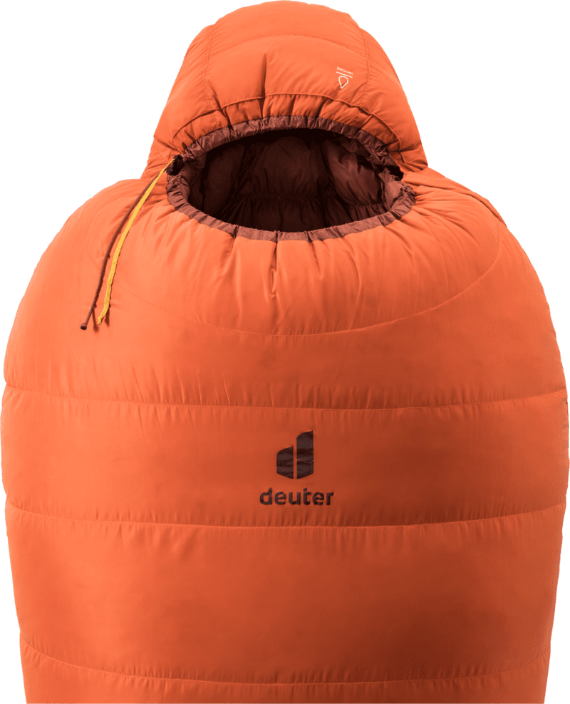 Deuter Saco De Dormir Astro Pro 1000 SL / Zip Left Paprika-Redwood - Rideshop