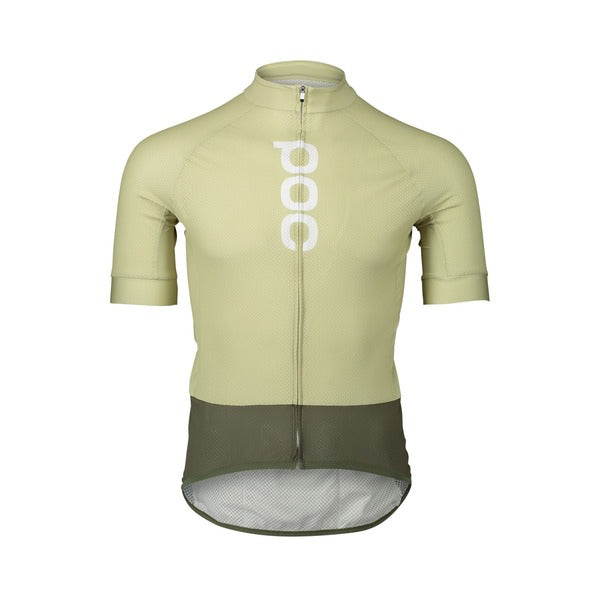 Poc Tricota Essential Road Logo Jersey Prehnite Green/Epidote Green - Rideshop