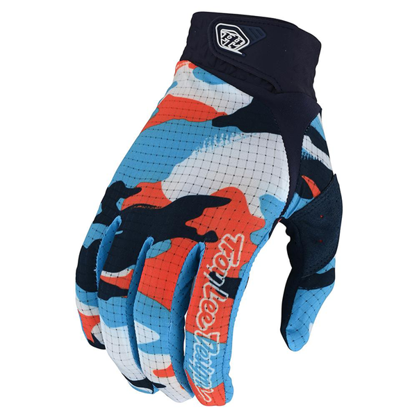 Guantes de Bicicleta Air Formula Azul/Naranjo Troy Lee Designs - Rideshop