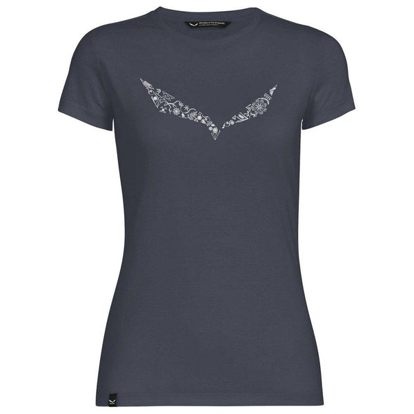 Polera Solid Dry Mujer Premium Navy Melange Salewa - Rideshop