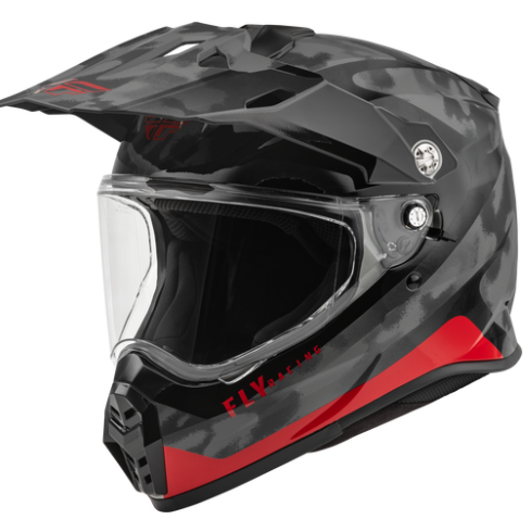 Fly Racing Trekker Pulse Helmet Black/Red - Rideshop