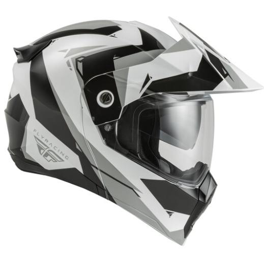 Fly Racing Odyssey Summit Helmet Black/White/Grey - Rideshop