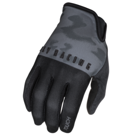 Fly Racing Media Gloves Black/Grey Camo - Rideshop