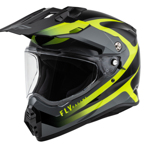 Fly Racing Trekker Pulse Helmet Black/Hi-Vis - Rideshop