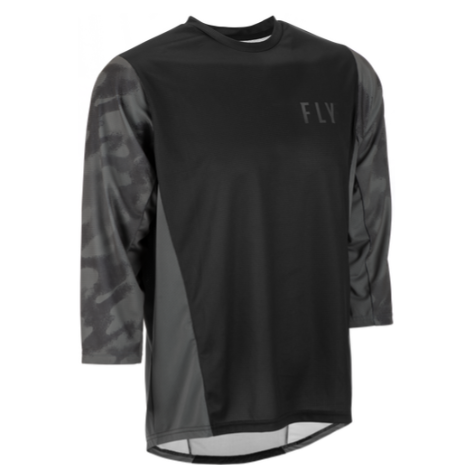 Fly Racing Ripa 3/4 Sleeve Jersey Black/Grey Camo - Rideshop