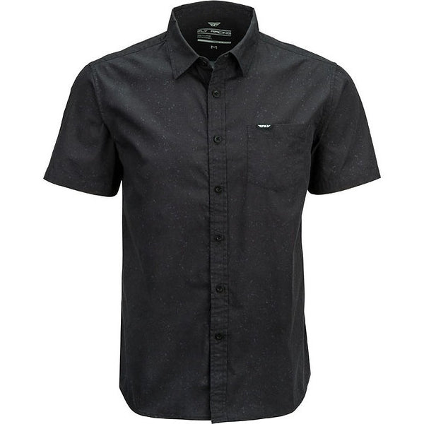 Fly Racing Fly Button Up Shirt Black - Rideshop