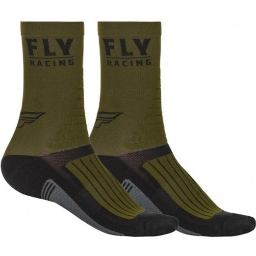 Fly Racing Calcetines Fly Factory Rider Green/Black/Grey - Rideshop