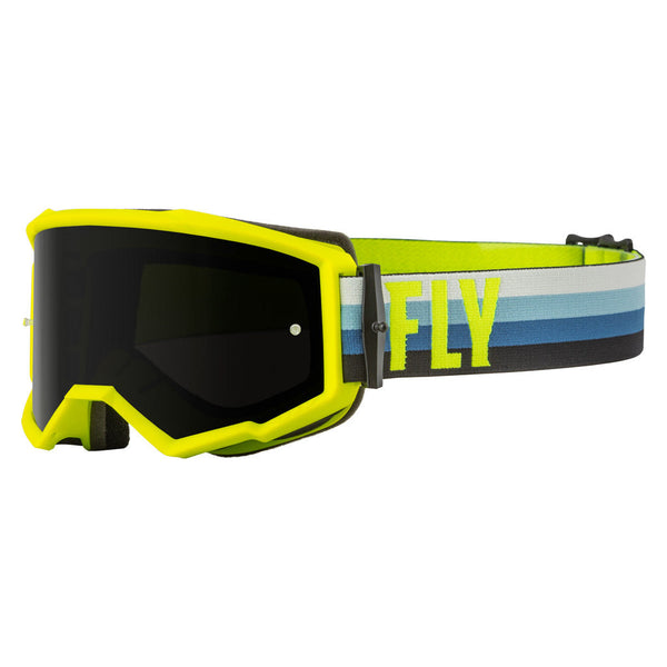 Fly Racing Antiparras Zone Hi-Vis/Teal W/ Dark Smoke Lens - Rideshop