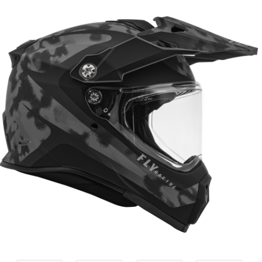 Fly Racing Trekker Pulse Helmet Grey/Black Camo - Rideshop