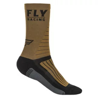Fly Racing Calcetines Fly Factory Rider Khaki/Black/Grey Sm/Md - Rideshop