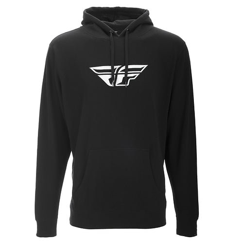 Fly Racing Poleron Fly F-Wing Pullover Hoodie Black - Rideshop