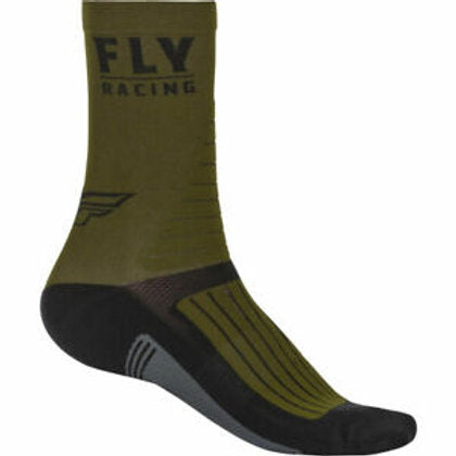 Fly Racing Calcetines Fly Factory Rider Green/Black/Grey - Rideshop