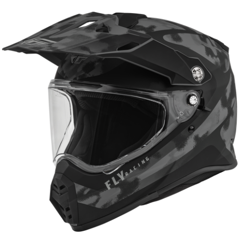 Fly Racing Trekker Pulse Helmet Grey/Black Camo - Rideshop