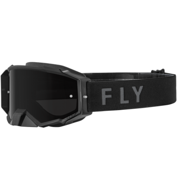 Fly Racing Antiparras Zone Pro Black W/ Dark Smoke Lens - Rideshop