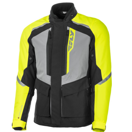 Fly Racing Terra Trek Jacket Black Hi-Vis - Rideshop