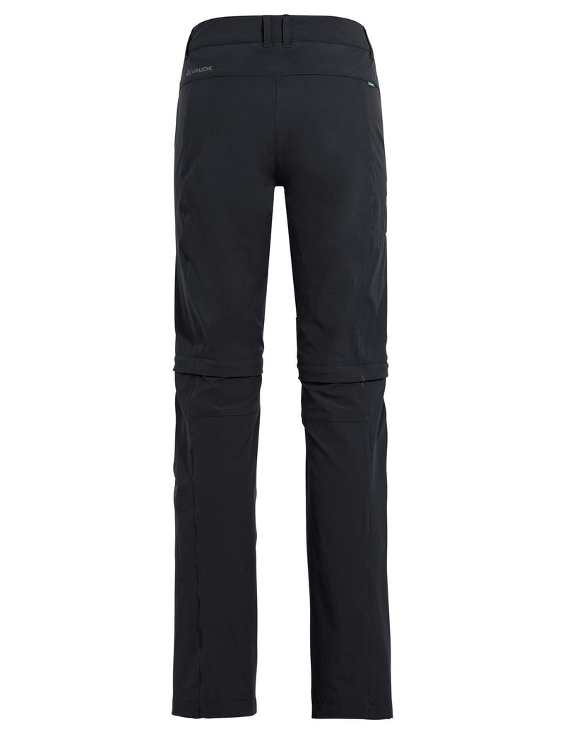 Vaude Pantalon Farley Stretch ZO Mujer – Negro - Rideshop