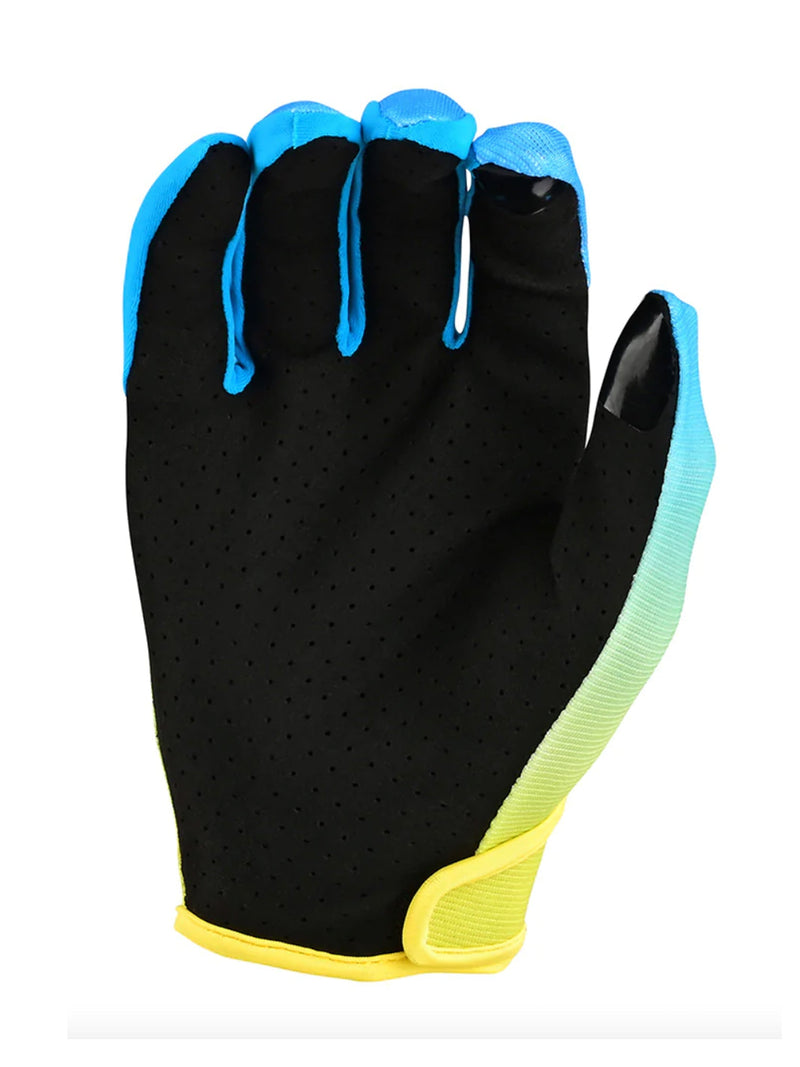 Troy Lee Designs Guantes Flowline Faze Amarillo Azul - Rideshop