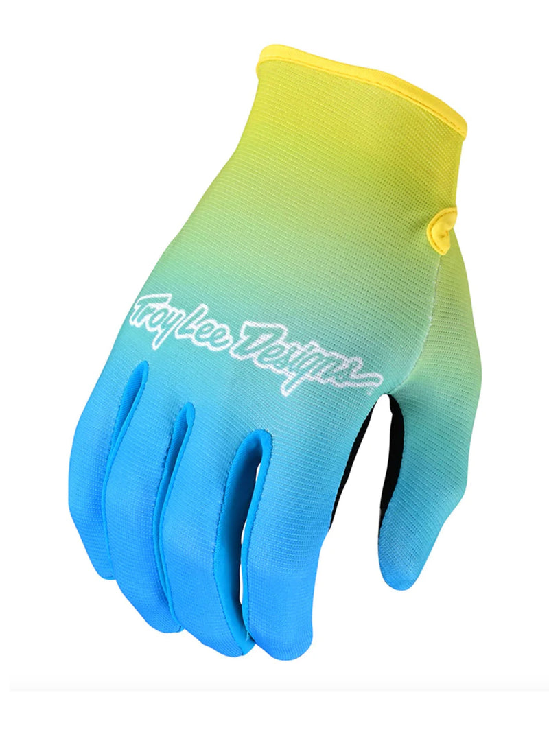 Troy Lee Designs Guantes Flowline Faze Amarillo Azul - Rideshop