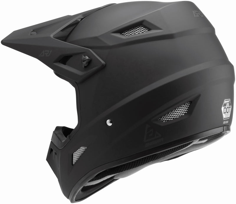 Casco Niño AR1 Solid Black Answer - Rideshop