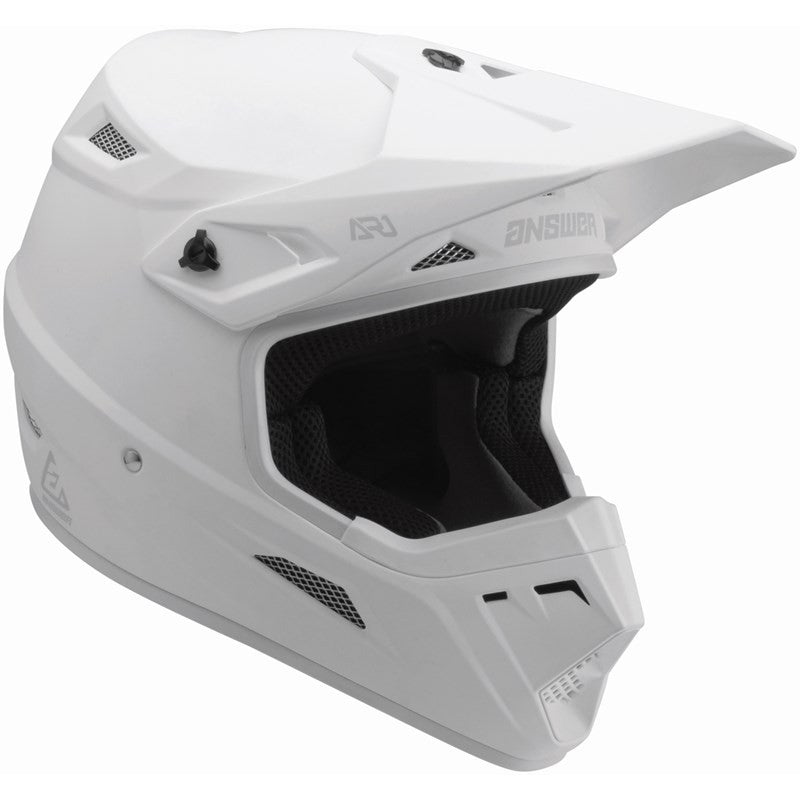 Casco Niño AR1 Solid White Answer - Rideshop