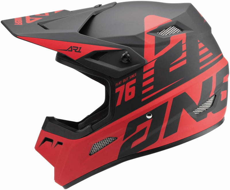 Casco Niño AR1 Bold Black/Red Answer - Rideshop