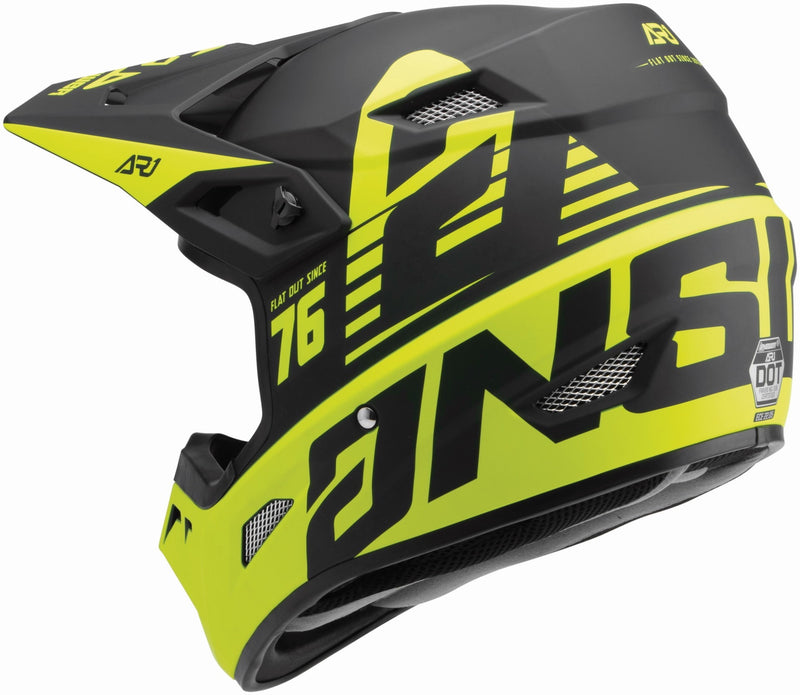 Casco Niño AR1 Bold Hyper Acid/Black Answer - Rideshop