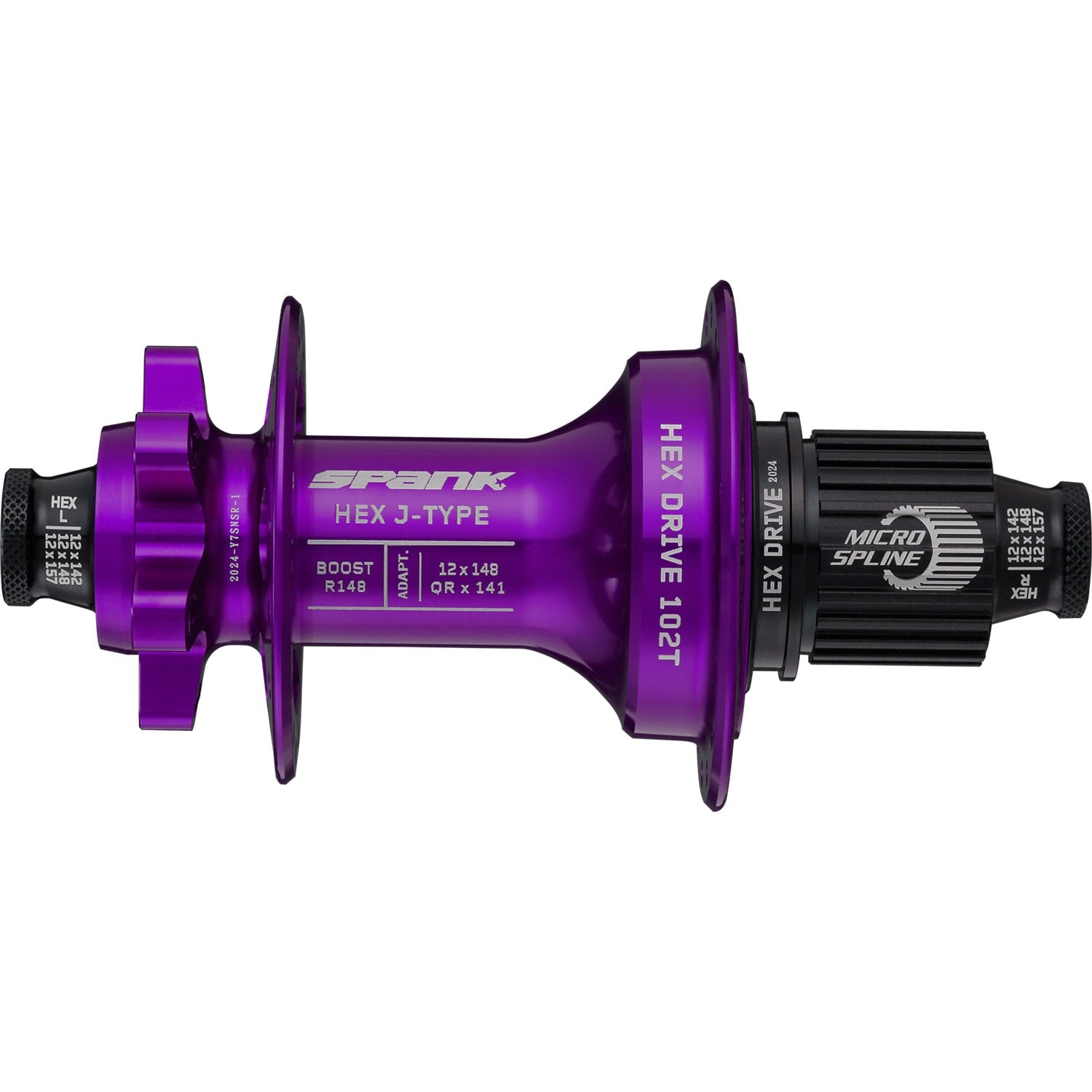 Spank maza HEX J-TYPE Boost R148 Microspline Morado - Rideshop