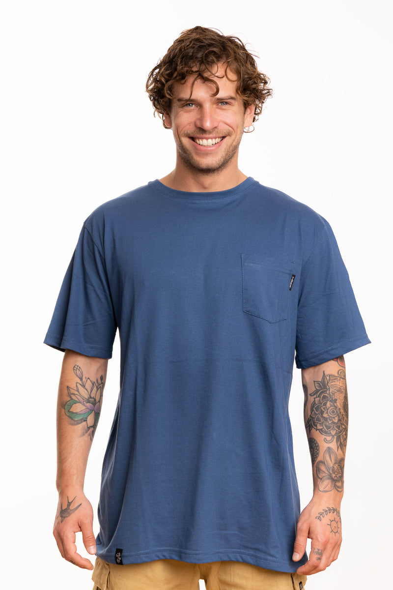 Toke Polera Bolsillo Azul - Rideshop