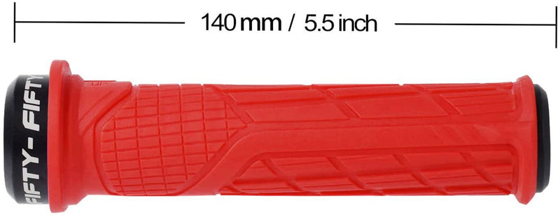 Fifty-Fifty Puño Rojo Single Lock-On - Rideshop