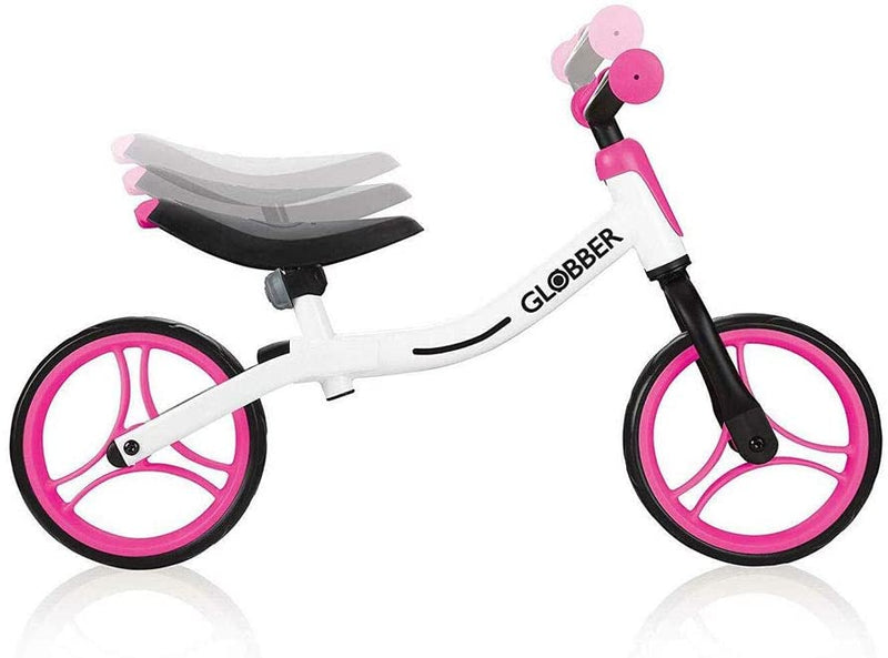 Bicicleta de Niño Go Bike White Neon Pink Globber-Rideshop