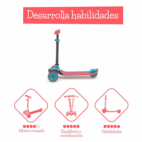 Scooter Chillafish Scooter Infantil Red - Rideshop