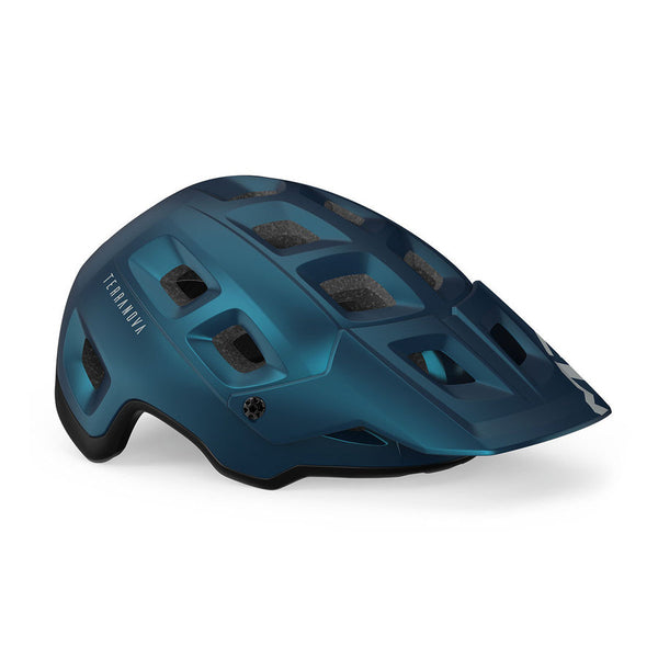 Met Casco de Bicicleta Terranova Mips Teal Blue Black Metallic Matt - Rideshop