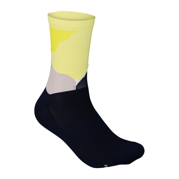 POC Calcetines Essential Print Sock Yellow-Rideshop