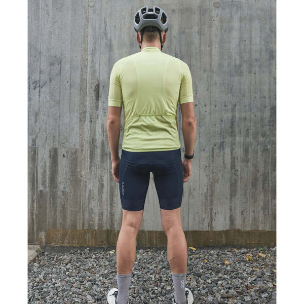 Poc Tricota Essential Road Logo Jersey Lemon Calcite - Rideshop