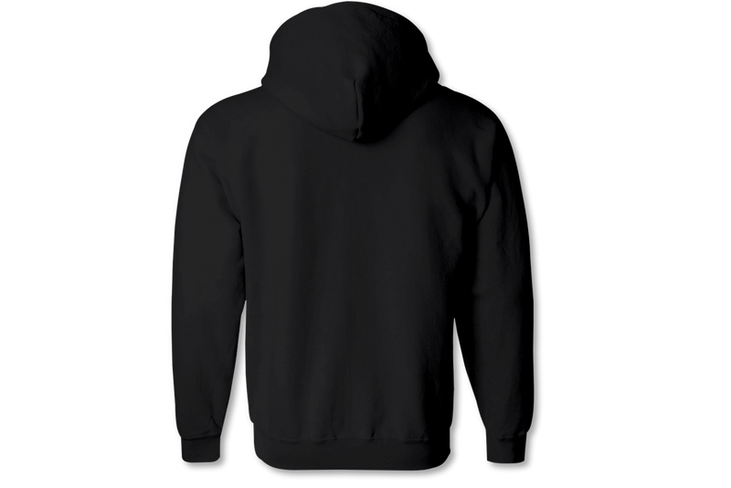 Polerón Stacked Zip Black/White-Rideshop