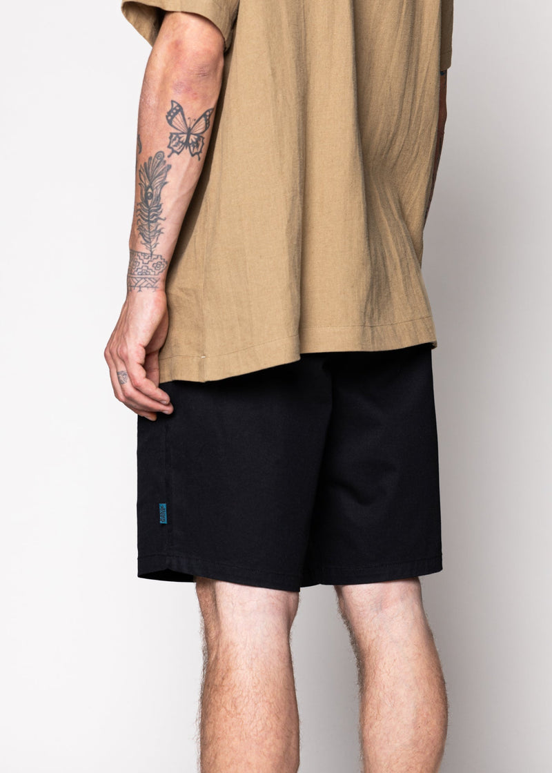 Kaya Unite Chino Short Solid Black - Rideshop