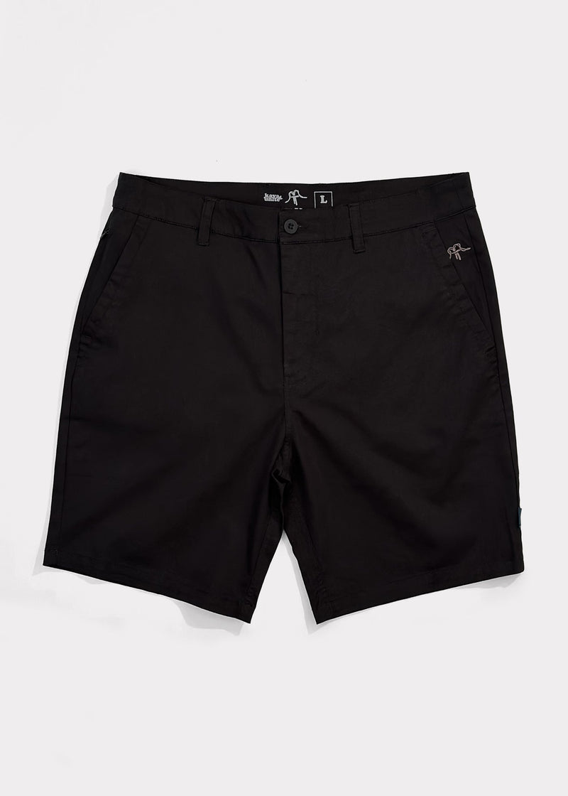 Kaya Unite Chino Short Solid Black - Rideshop