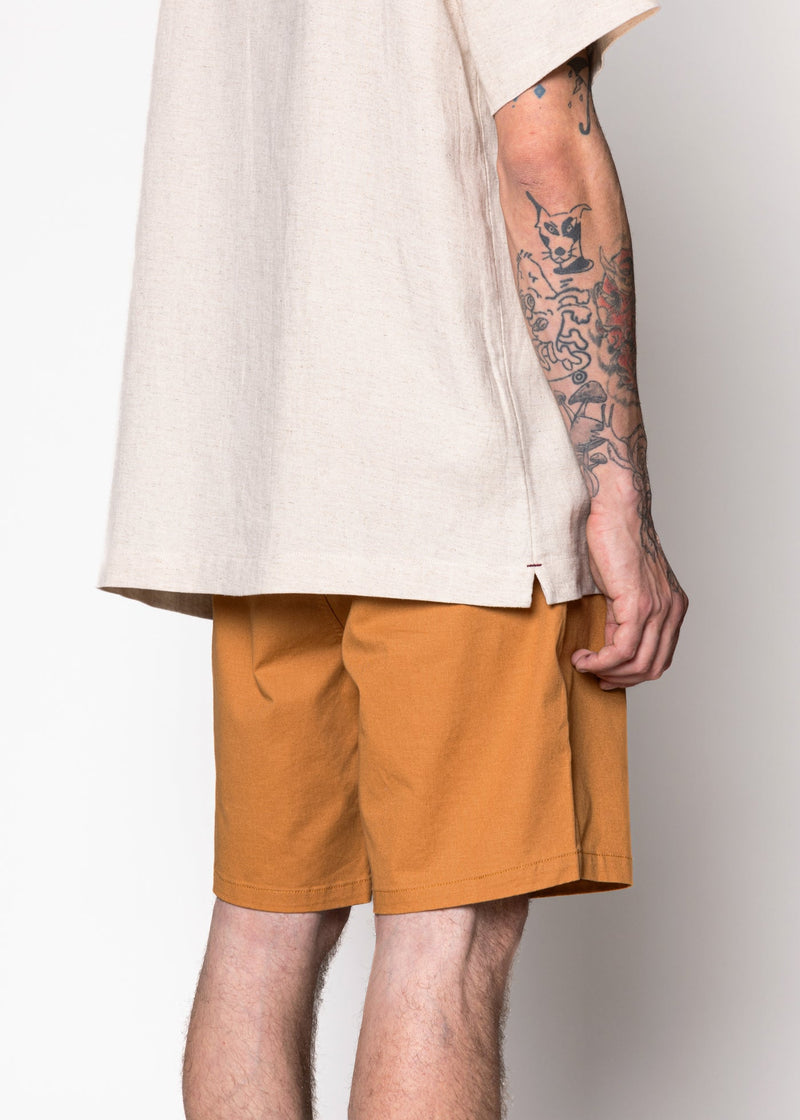 Kaya Unite Chino Short Solid Lt Brown - Rideshop