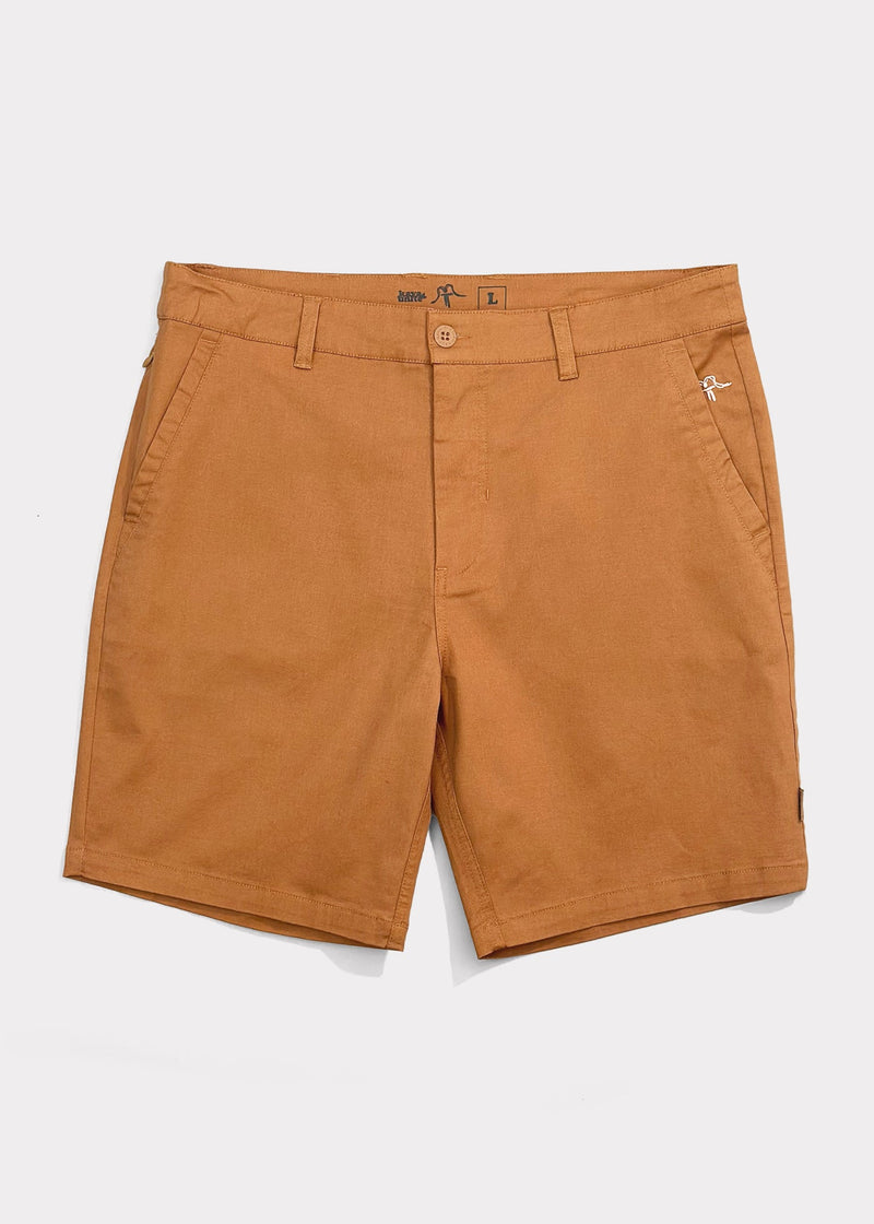 Kaya Unite Chino Short Solid Lt Brown - Rideshop