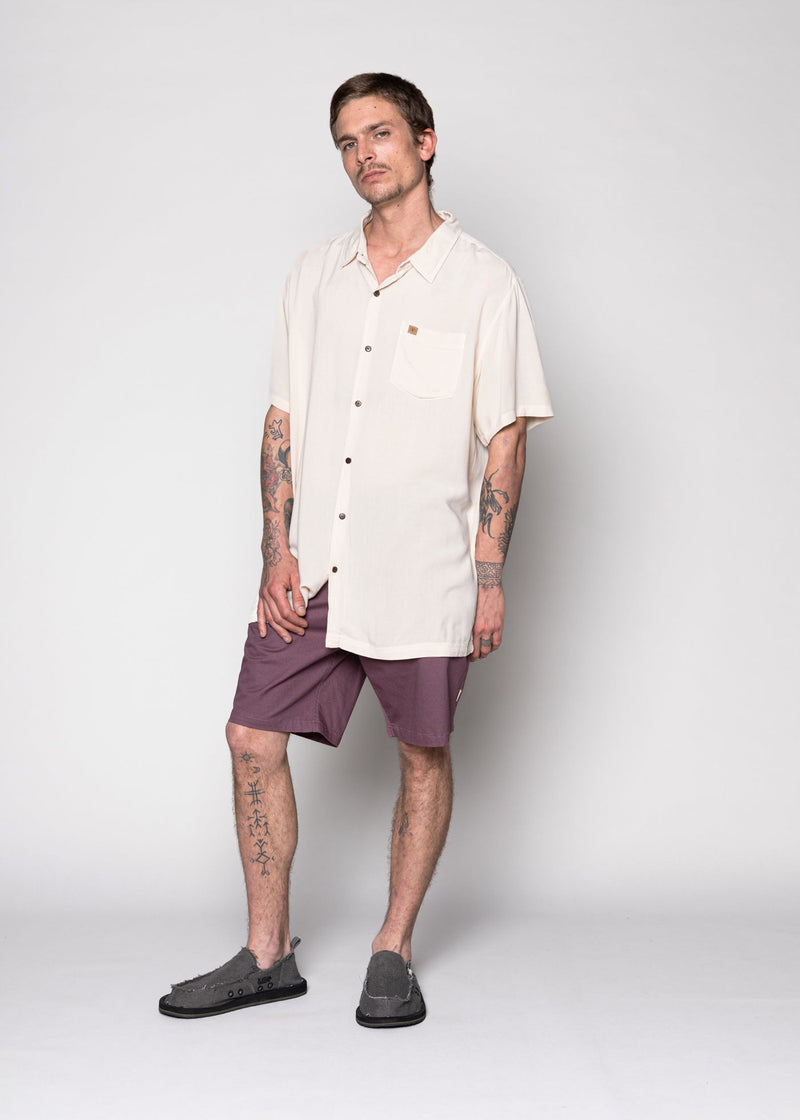 Kaya Unite Chino Short Solid Taupe - Rideshop