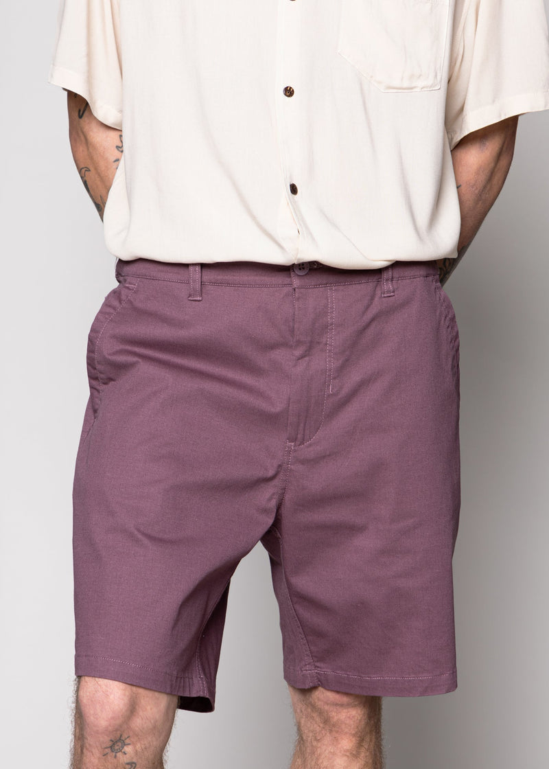 Kaya Unite Chino Short Solid Taupe - Rideshop